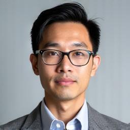 Portrait of David Chen, Lead Data Scientist at Aura Light.